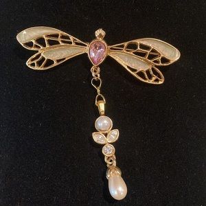 Dragonfly Brooch Vintage